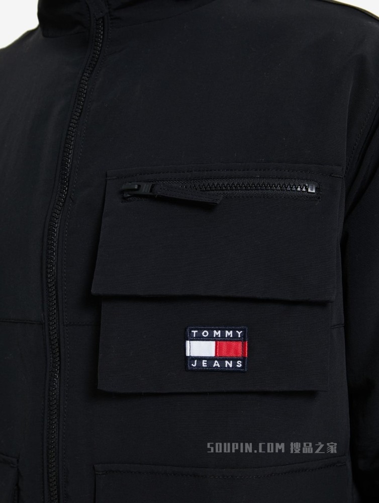 Tommy 22新款春季男装双面穿仿羊羔绒立领刺绣宽松夹克外套12471