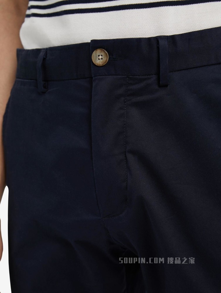 Tommy 22新款春夏男装时尚斜纹小绣标合身直筒窄管休闲裤22329