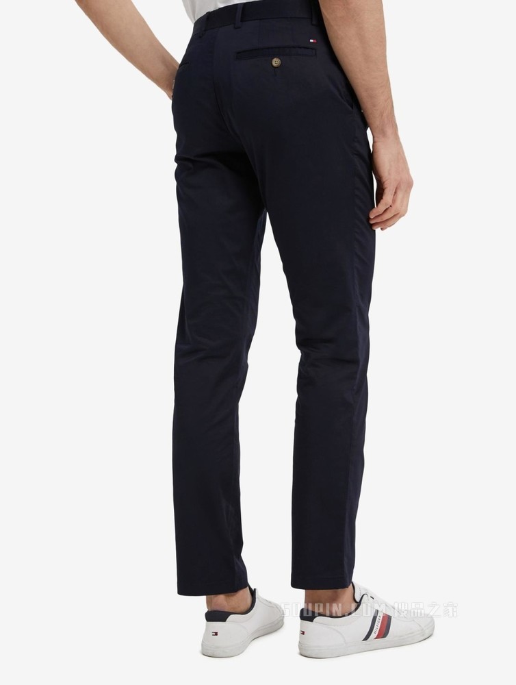 Tommy【金秀贤同款】男装加扣一字袋直筒窄管休闲裤MW0MW22333