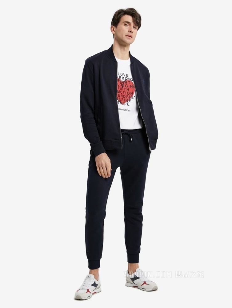 Tommy【特殊系列】22新款春季男女同款棒球领开衫卫衣25999