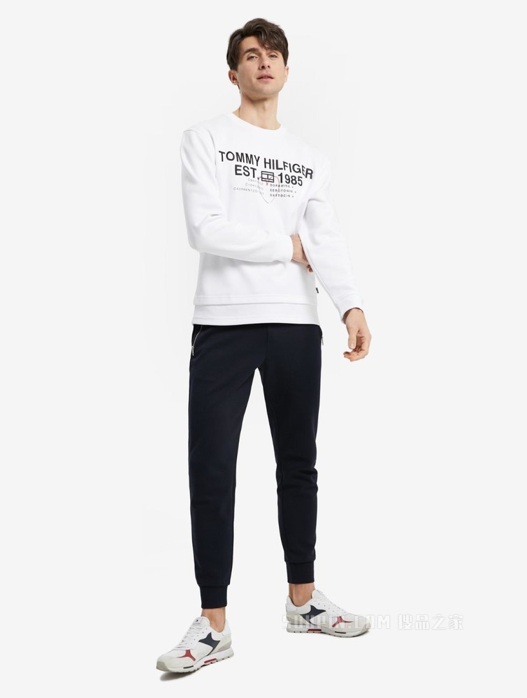 Tommy【特殊系列】22新款春季男女同款刺绣印花宽松卫衣25997