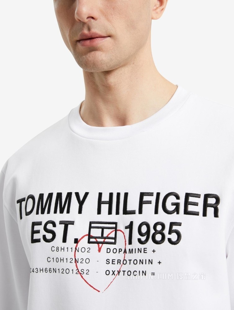 Tommy【特殊系列】22新款春季男女同款刺绣印花宽松卫衣25997