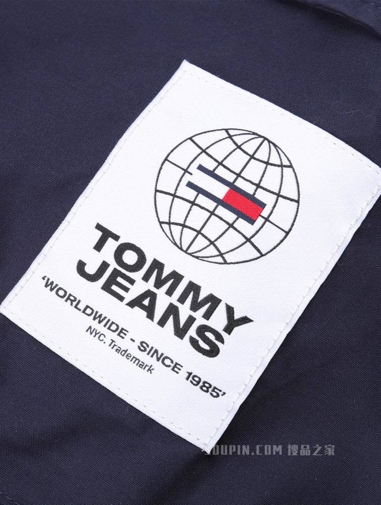 Tommy 22新款春夏男装休闲工装风插扣腰带LOGO织标宽松短裤13224