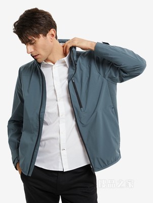 Tommy 22新款春夏男装运动休闲旗标贴片连帽单夹克外套MW0MW25485
