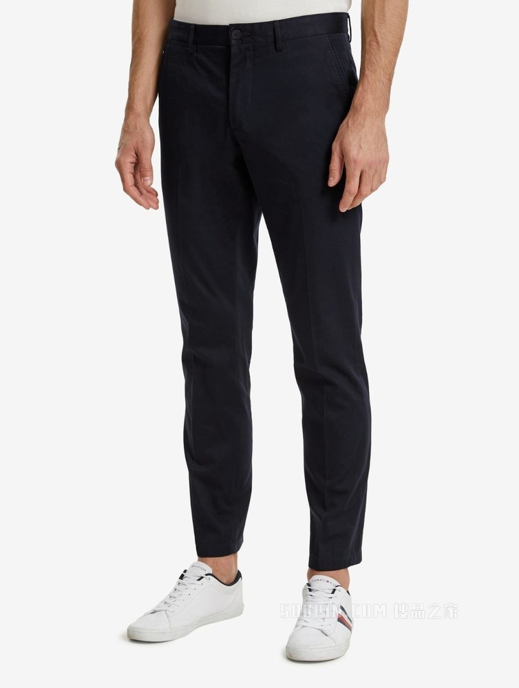 Tommy 22新款春夏男装经典时尚棉质小绣标微弹休闲裤MW0MW28516