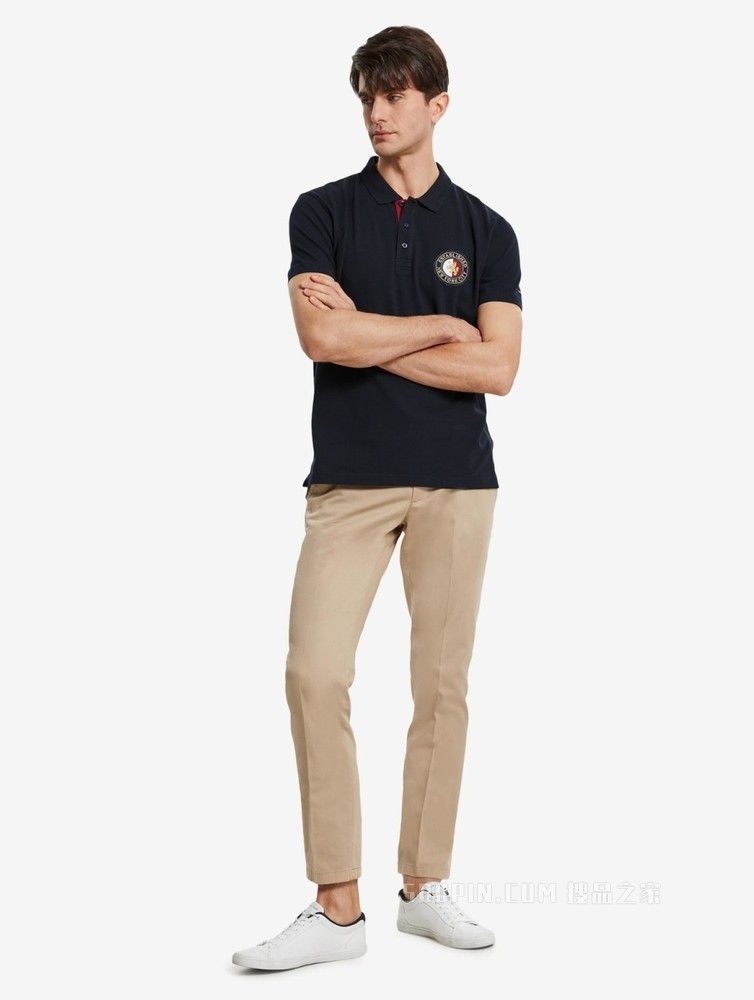 Tommy 22新款春夏男装经典时尚棉质小绣标微弹休闲裤MW0MW28516