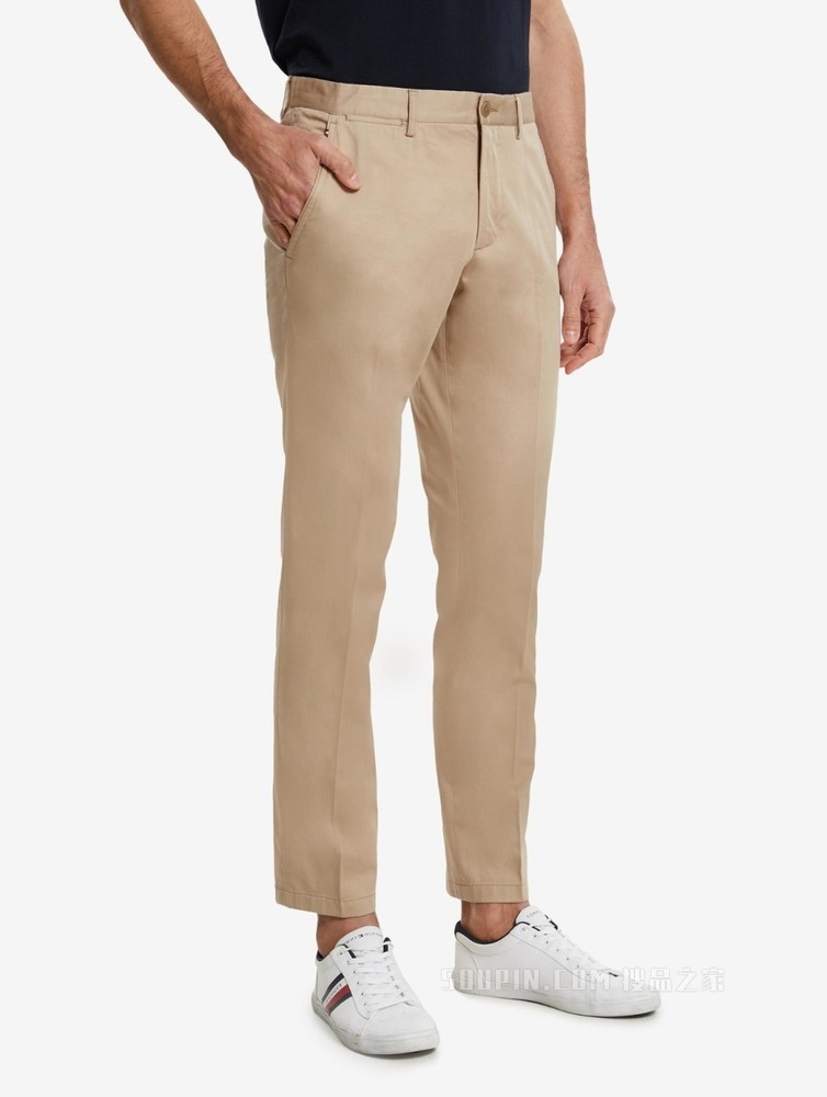 Tommy 22新款春夏男装经典时尚棉质小绣标微弹休闲裤MW0MW28516
