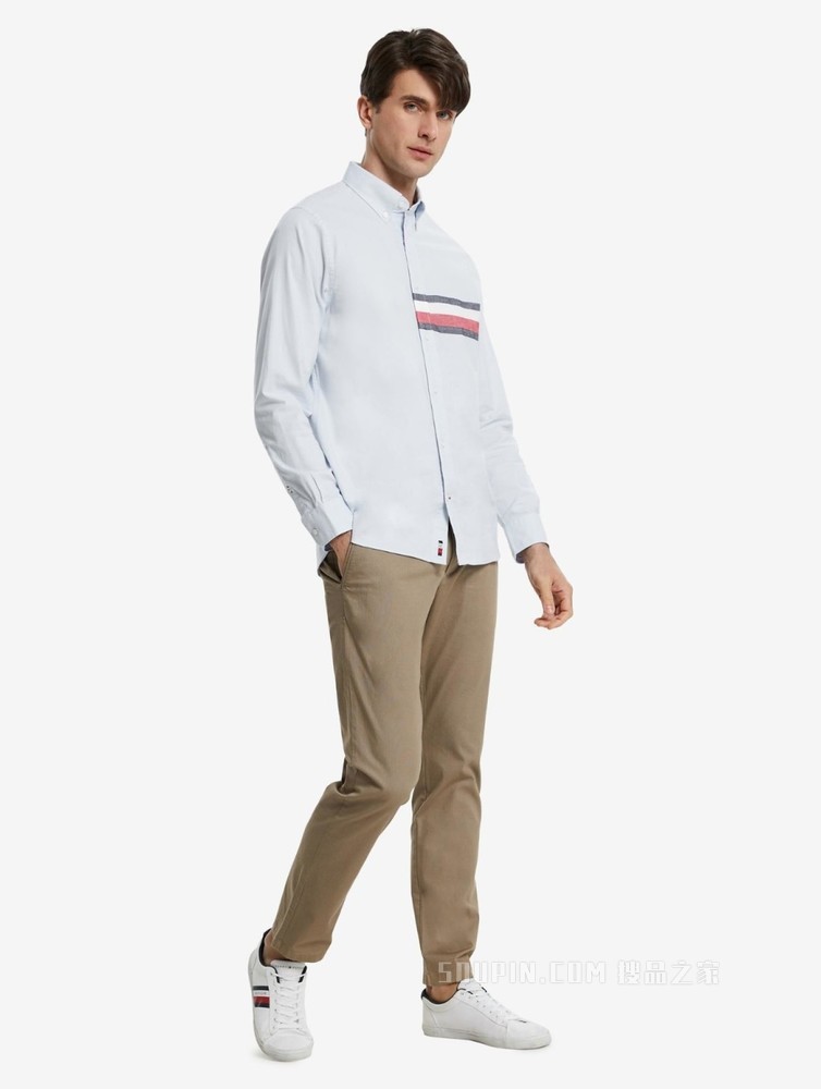 Tommy【金秀贤同款】22新款早春男装加扣一字袋小绣标休闲裤21953