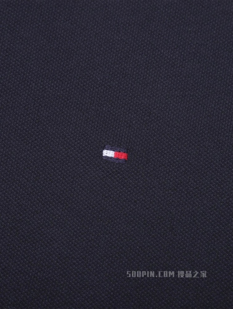 Tommy 22新款春夏女装显瘦系带收腰条纹POLO翻领短袖连衣裙J2258