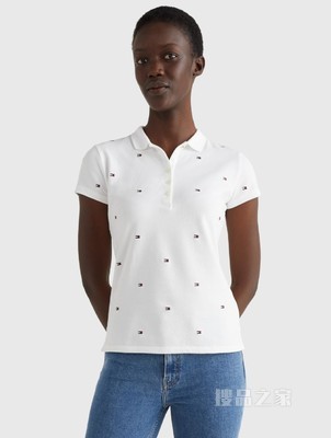 Tommy 22新款春夏女装POLO衫短袖WW0WW27948