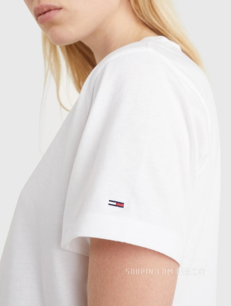 Tommy 22新款春夏女装短袖T恤DW0DW10057