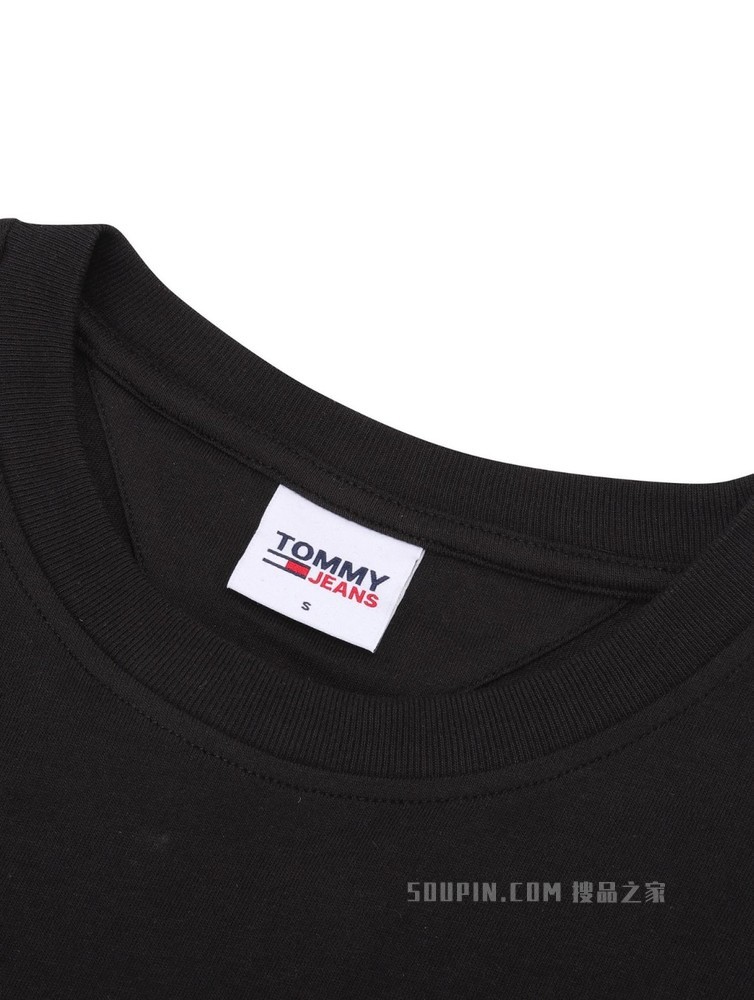 Tommy 春夏女装街潮时尚纯棉字母刺绣短版短袖T恤DW0DW10057