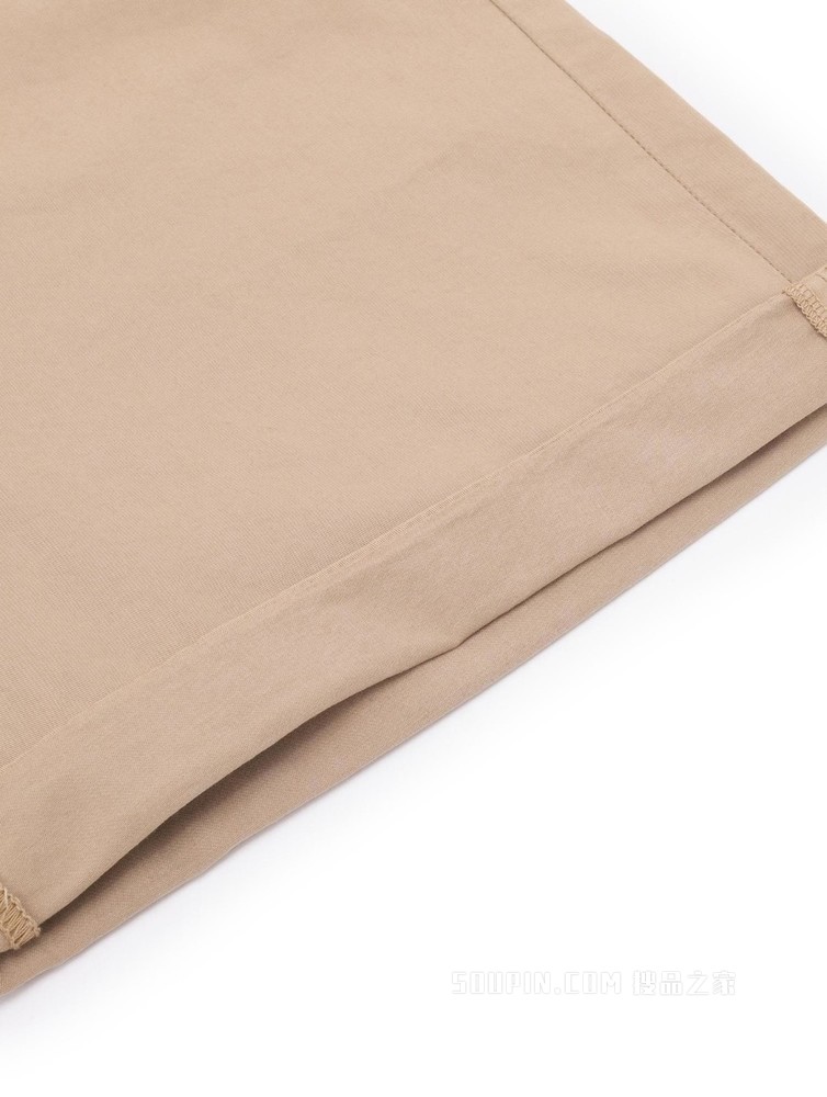 Tommy 22新款春夏女装时尚红白蓝腰带翻边脚口休闲短裤WW0WW30482