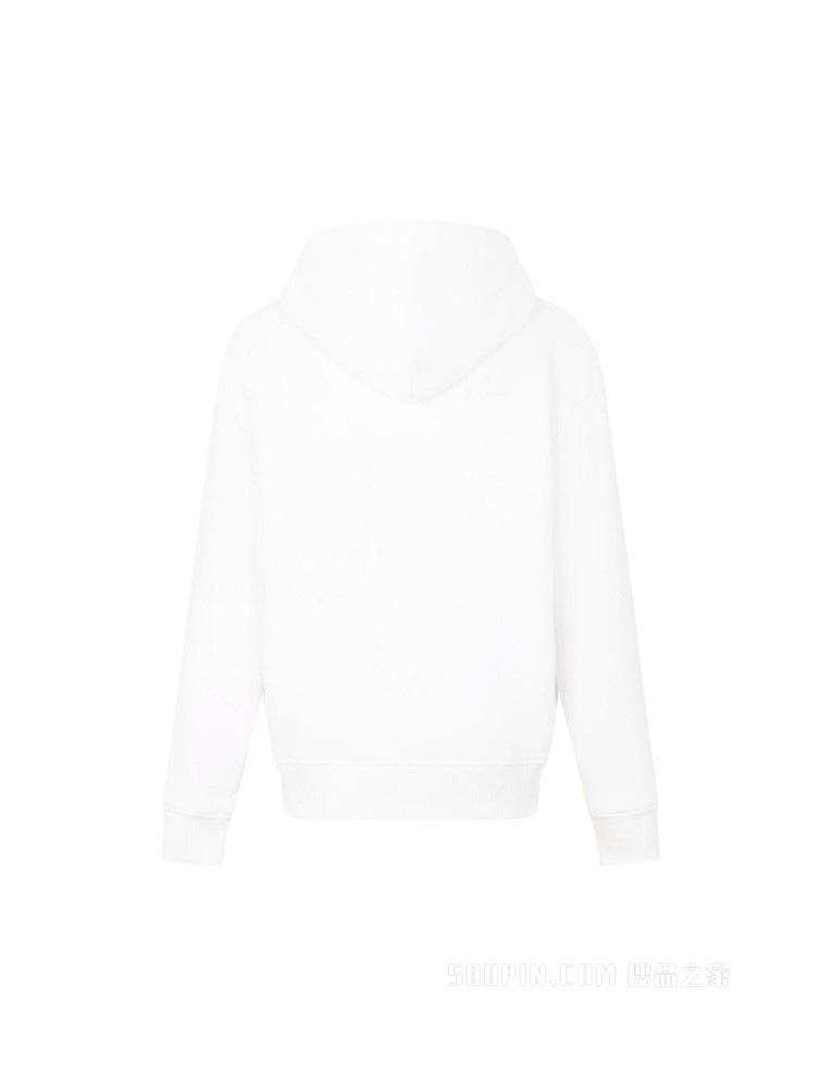 Tommy 22新款春季女装时尚多色重叠刺绣连帽宽松卫衣DW0DW11814