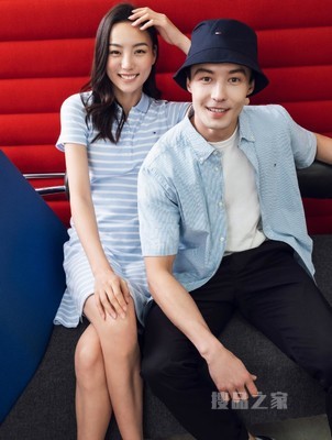 Tommy 春夏女装休闲绣标条纹弹力修身显瘦POLO领连衣裙WW0WW27856