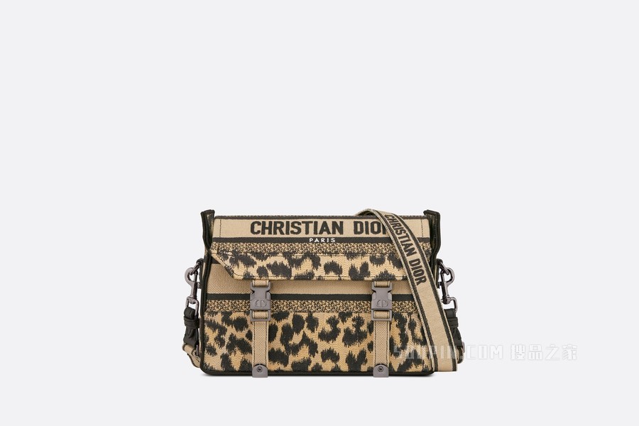 小号 Diorcamp 手袋 米色 Mizza 图案刺绣