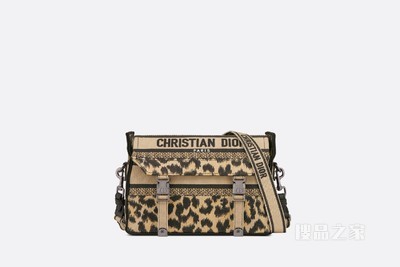 小号 Diorcamp 手袋 米色 Mizza 图案刺绣