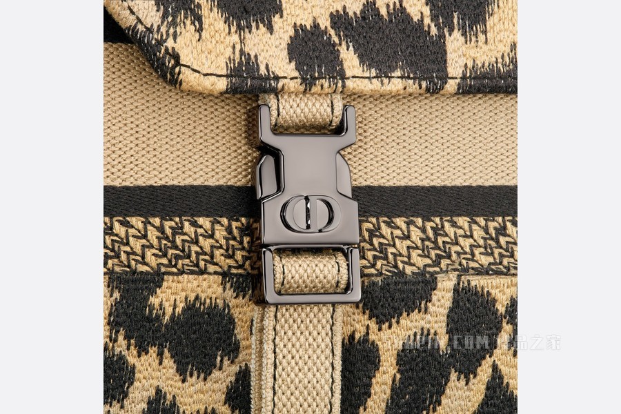 小号 Diorcamp 手袋 米色 Mizza 图案刺绣