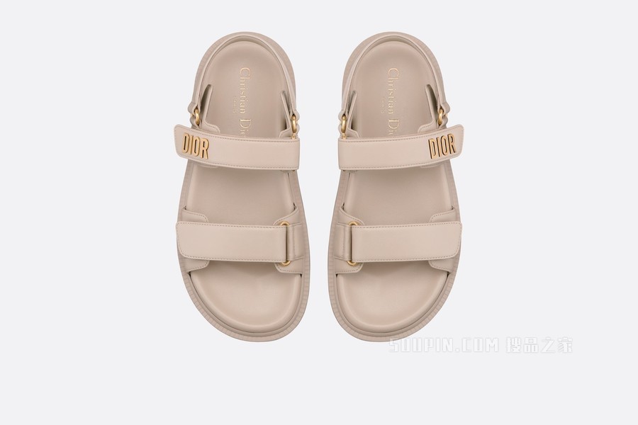 DiorAct 凉鞋 米色羊皮革