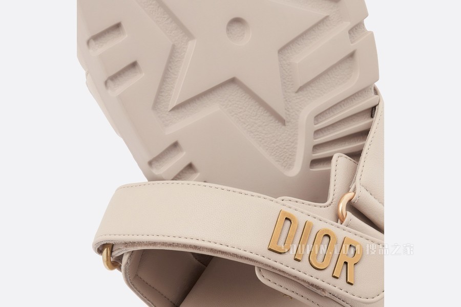 DiorAct 凉鞋 米色羊皮革