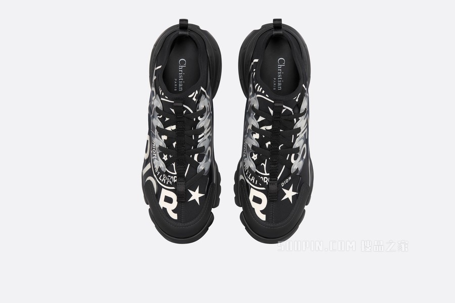 D-Connect 运动鞋 黑色科技面料 Dior Union 印花