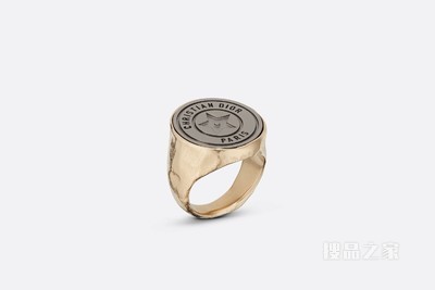 CD Legacy 戒指 金色饰面和金属覆层金属