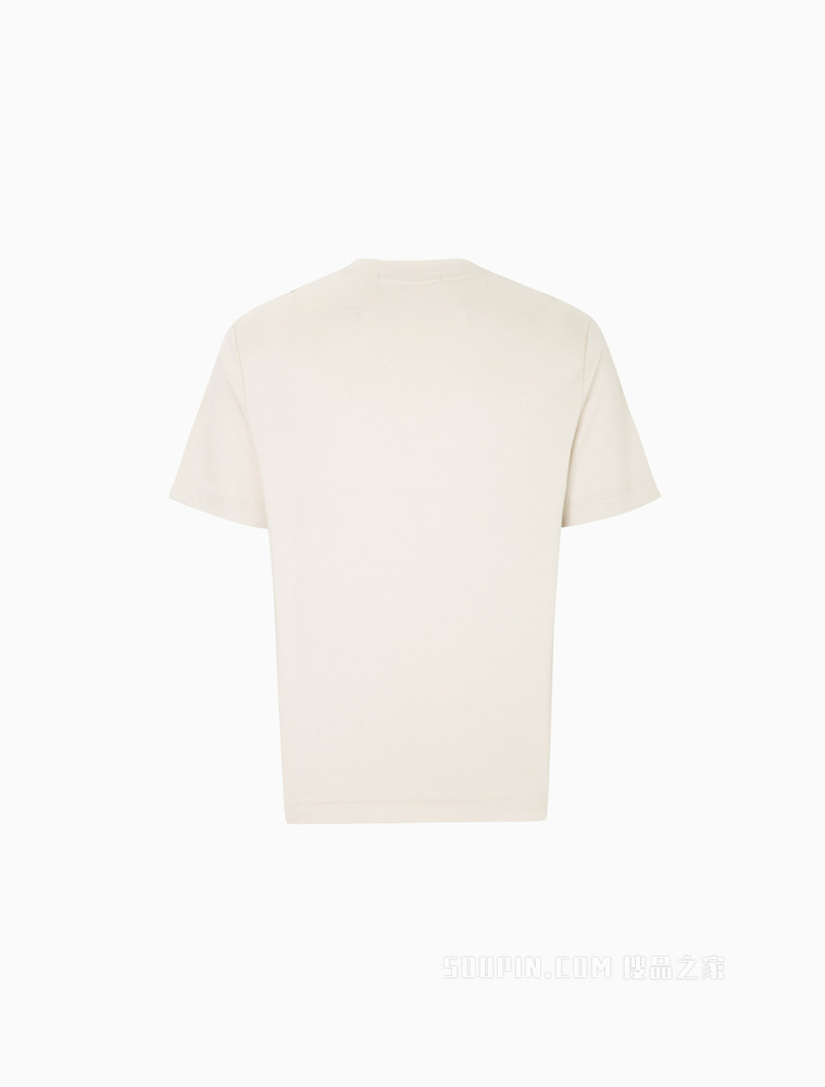 【预估到手价602】Calvin Klein 22春夏男休闲圆领棉质立体LOGO贴片短袖T恤J320581