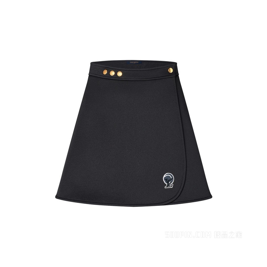 Double Jersey Mini Wrap Skirt