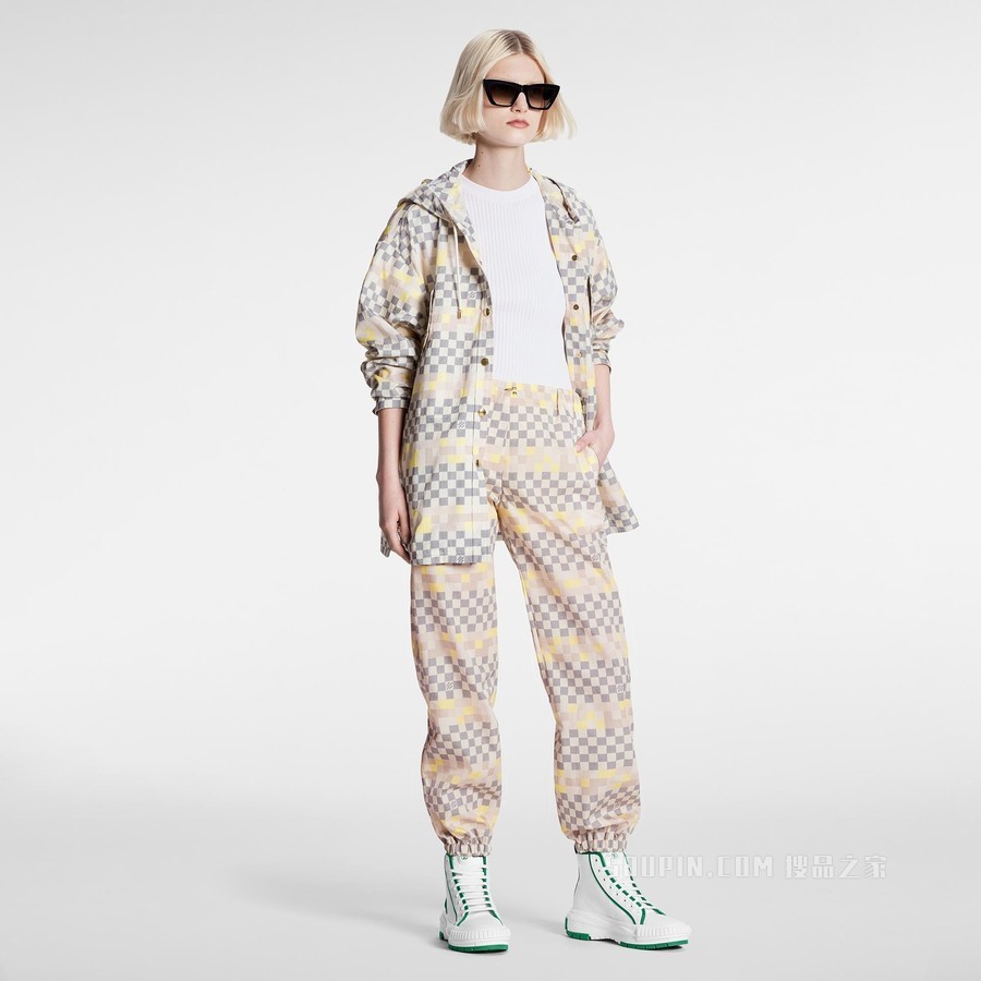 PIXEL DAMIER 慢跑裤