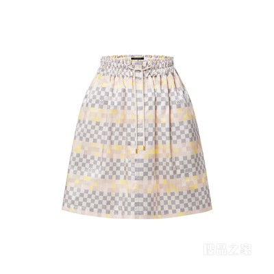 PIXEL DAMIER 半身裙