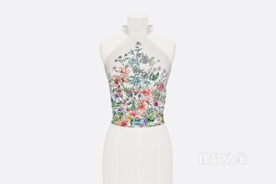 Dior 印花上衣 多色桑蚕丝斜纹面料 D-Floral 印花