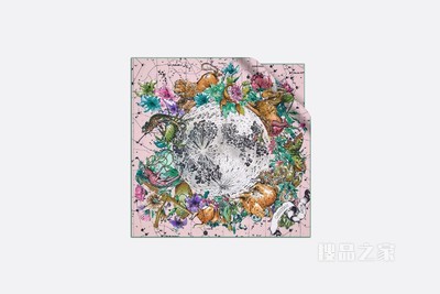Dior 印花方巾 多色桑蚕丝斜纹面料 Dior Zodiac 印花