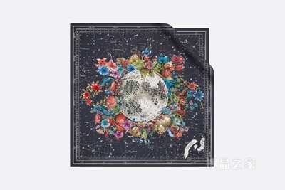 Dior 印花方巾 多色桑蚕丝斜纹面料 Dior Zodiac 印花