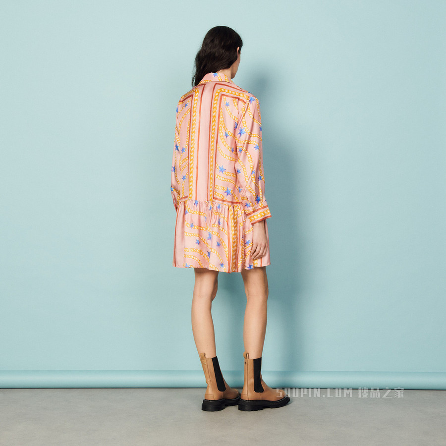 LEXIANE 星星印花短款连衣裙连衣裙