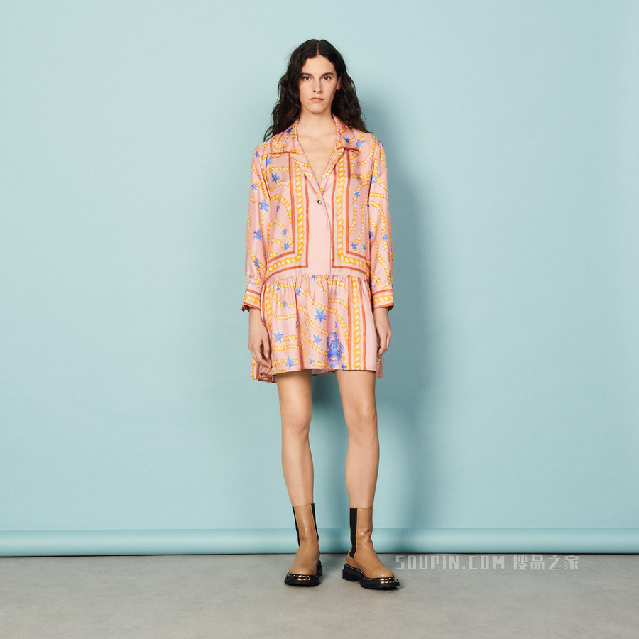 LEXIANE 星星印花短款连衣裙连衣裙