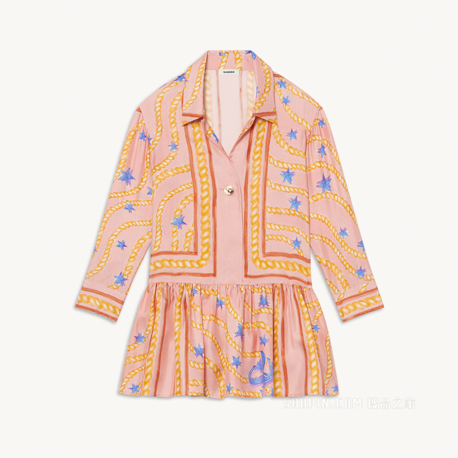 LEXIANE 星星印花短款连衣裙连衣裙