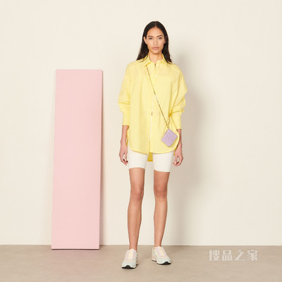 DRIANA 简约廓形剪裁衬衫上衣及T恤