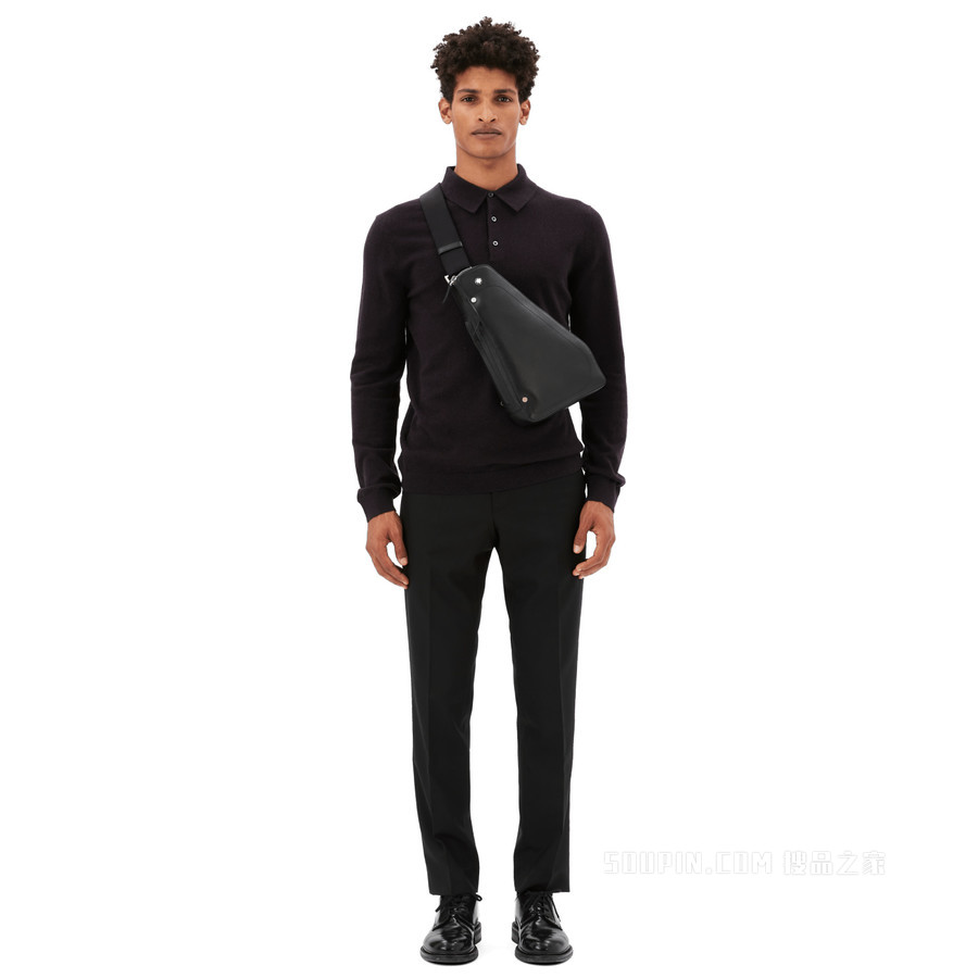 全新万宝龙大班软皮系列斜跨包