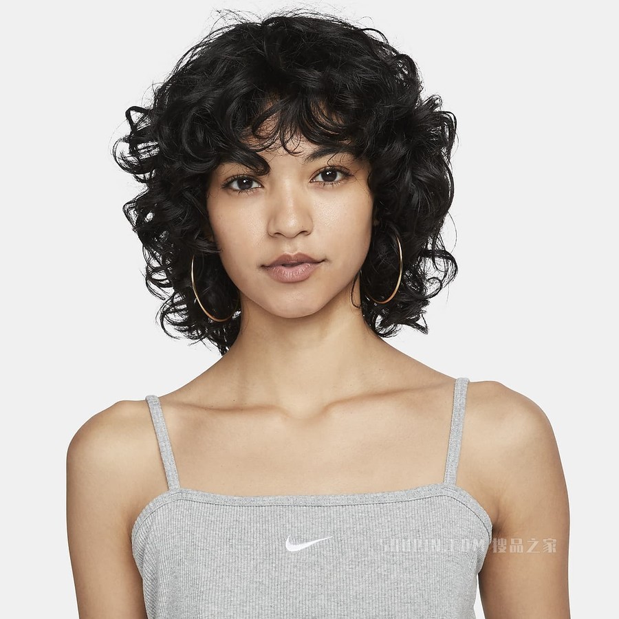 Nike Sportswear Essential 女子罗纹短款上衣