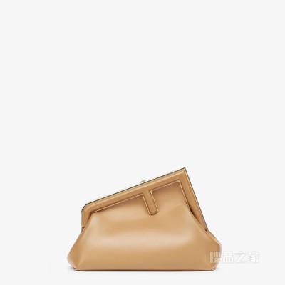 Fendi First小号手袋 米色皮革手袋
