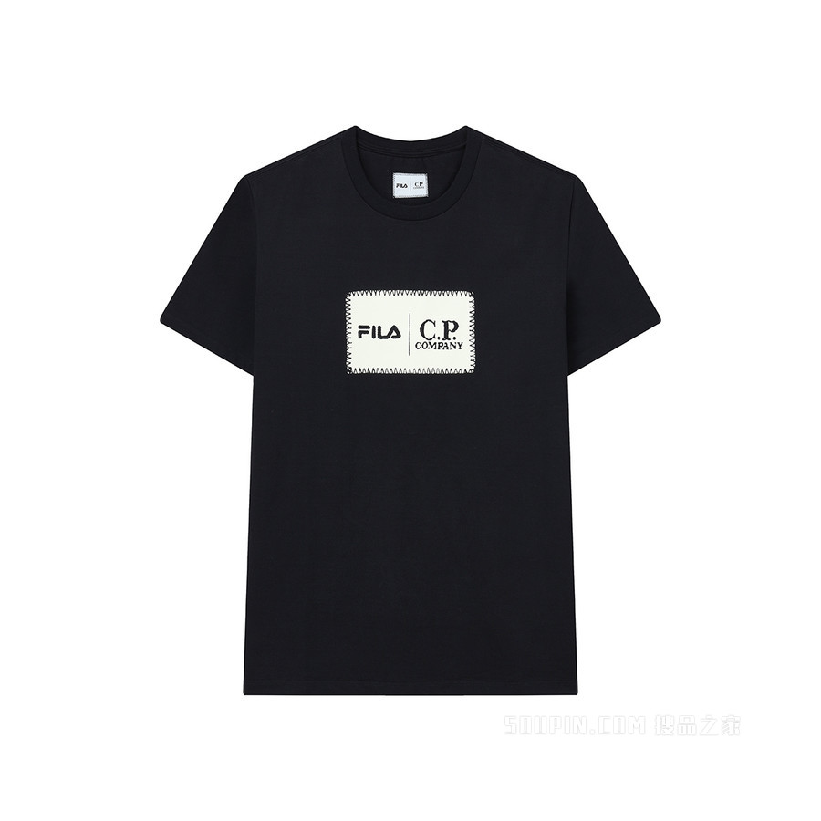 男子场下健身印花短袖T