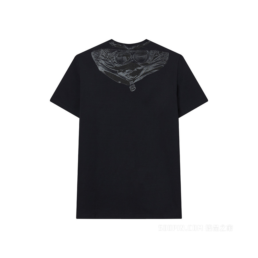 男子场下健身印花短袖T