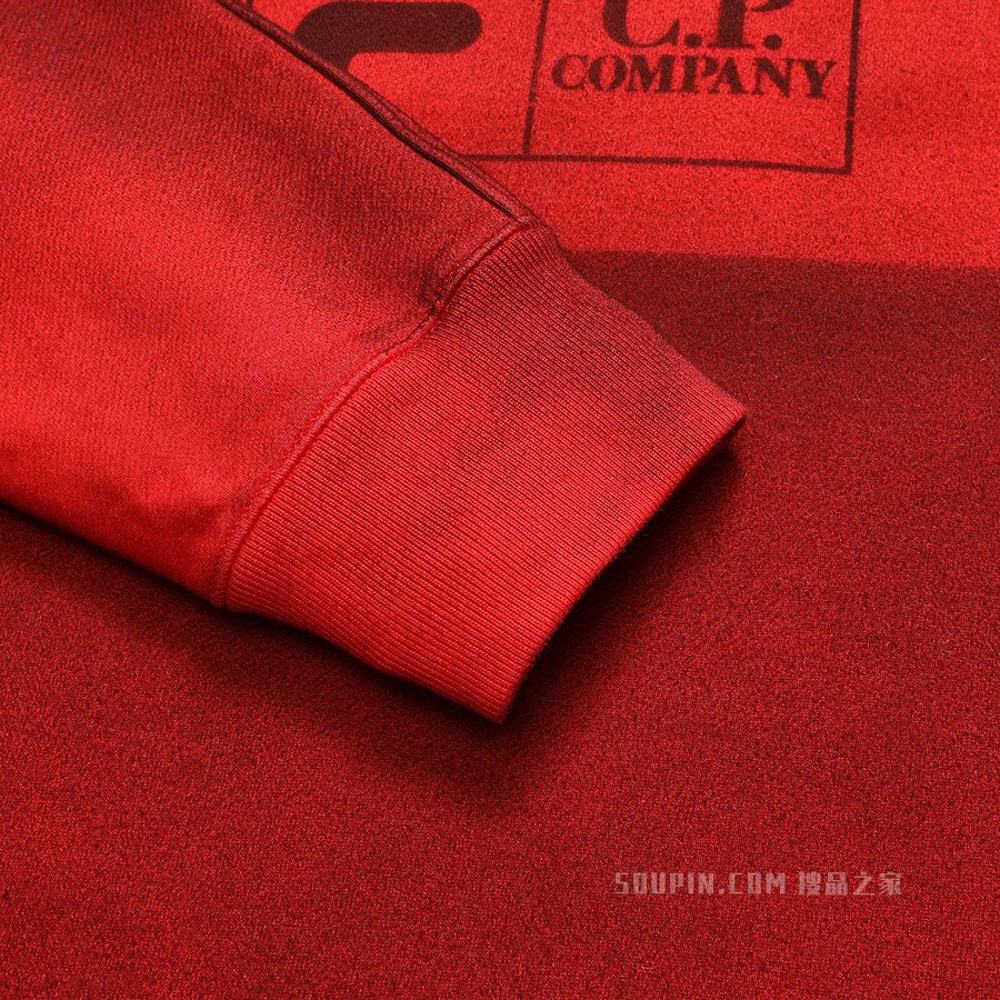 男子场下健身印花图案套头卫衣