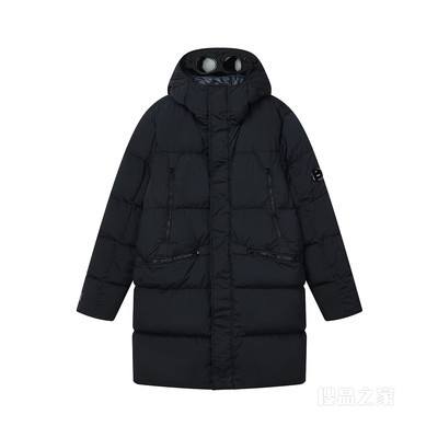 男子场下健身基础防风镜设计长羽绒服