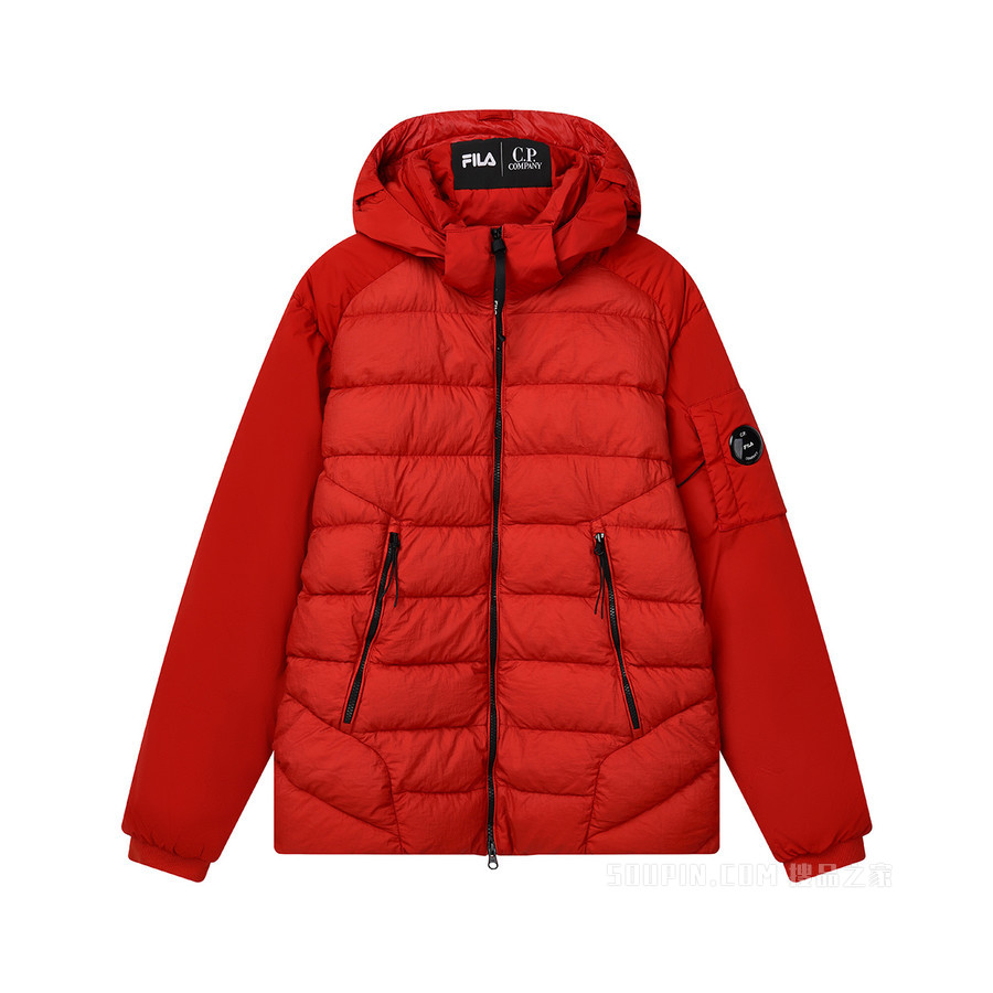 男子场下健身基础目镜设计羽绒服