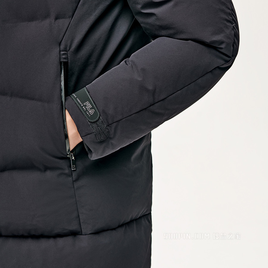 男子轻商务基础舒适有型中长羽绒服