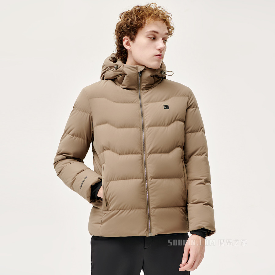 男子轻商务羽绒服