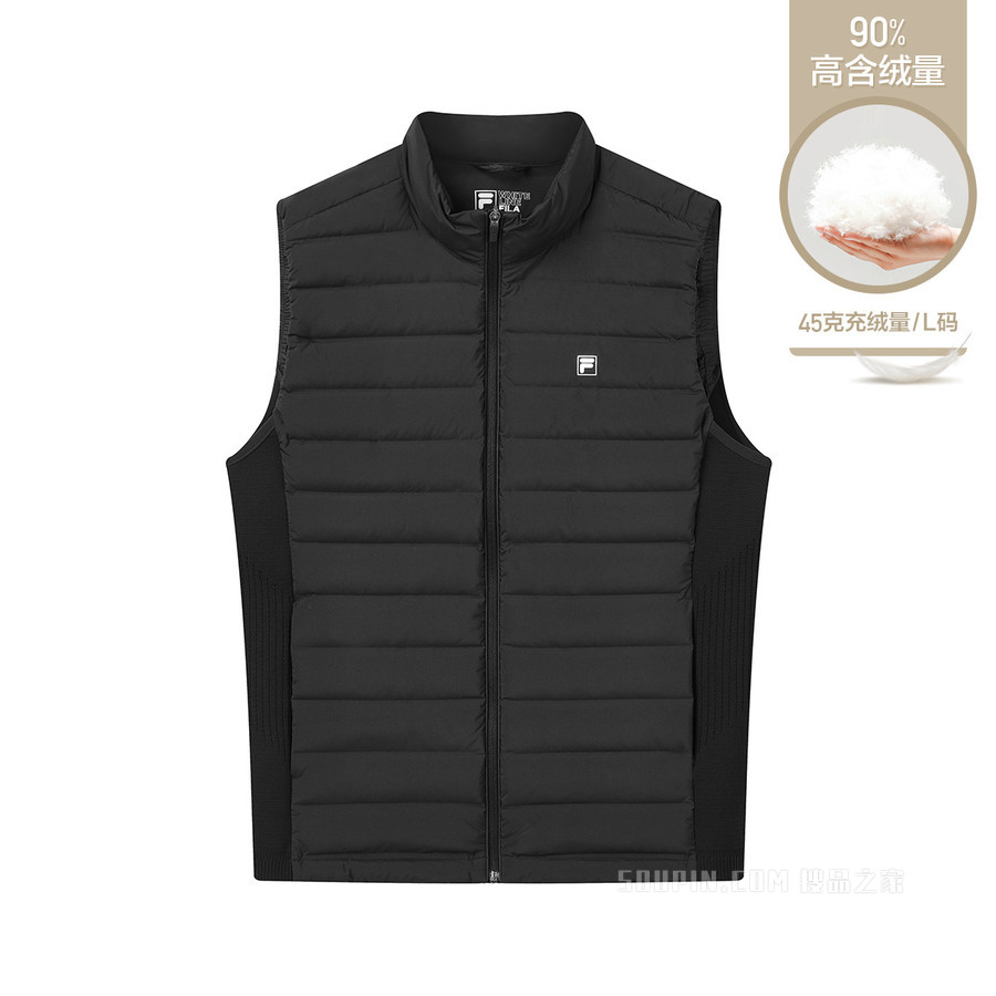 男子轻商务羽绒马甲