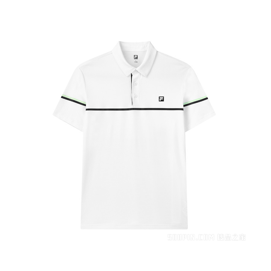 FILA X MSGM男子场下网球短袖POLO