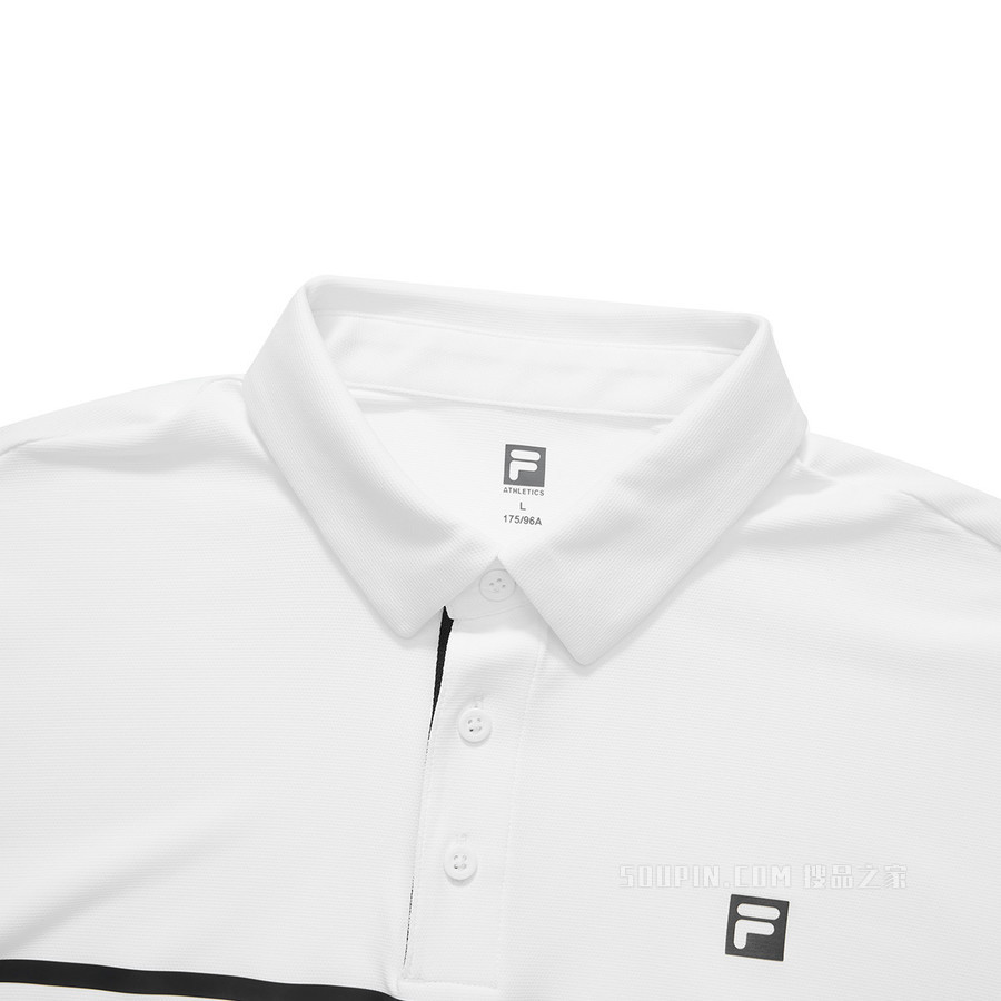 FILA X MSGM男子场下网球短袖POLO